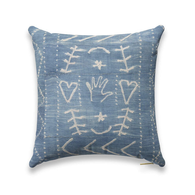 Heart in Hand Indigo Pillow Pillow ADT 
