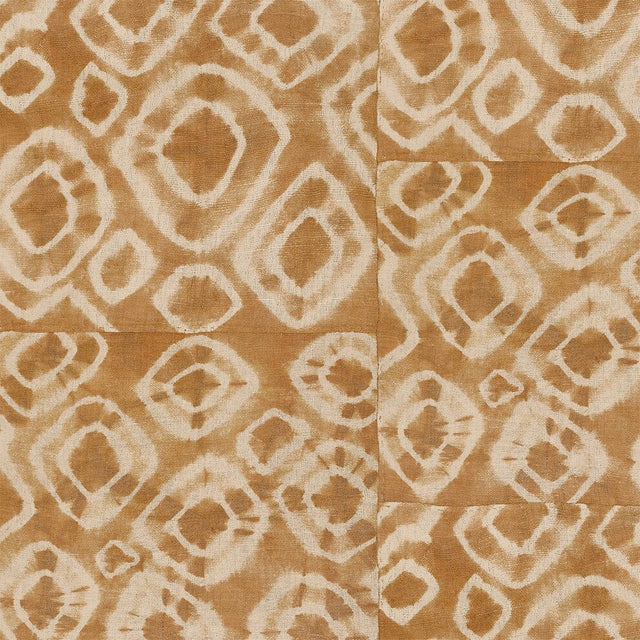 Rust Pebble Kuba Cloth Wallpaper Swatch Swatch St. Frank 