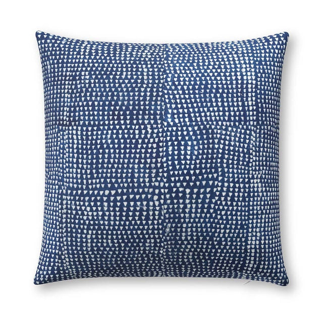 Arrows Indigo Outdoor Pillow Pillow ADT 22" W x 22" H 