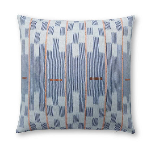 Chambray Lattice Baule Outdoor Pillow Pillow ADT 22" W x 22" H 