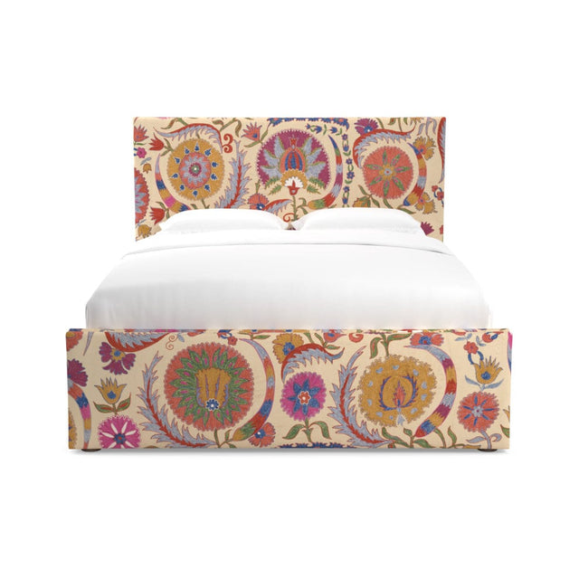 Bright Botanical Suzani Hutton Bed Furniture Revive 