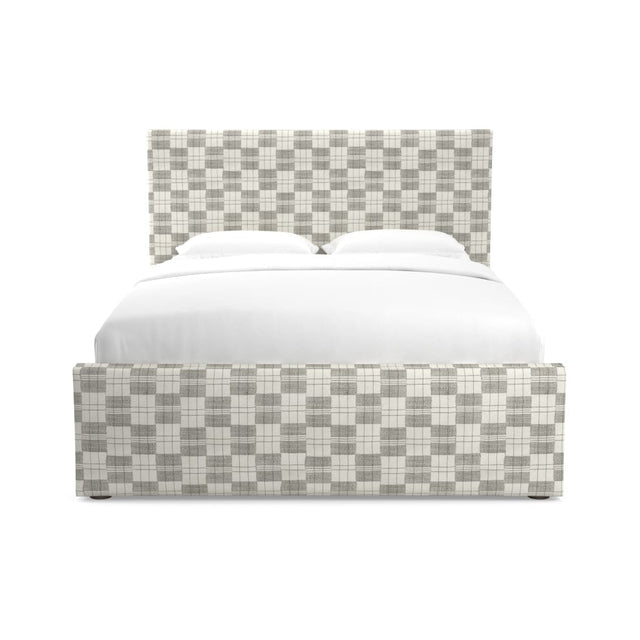 Charcoal Plaid Mossi Hutton Bed Furniture Revive 