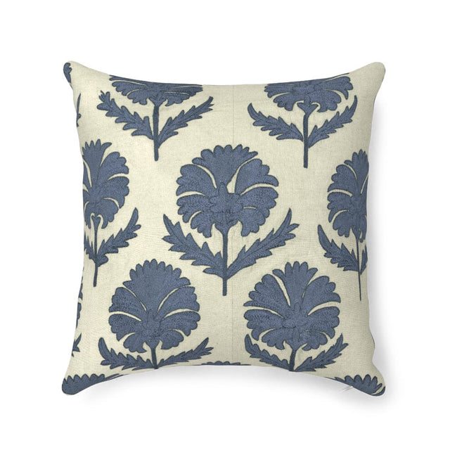 Indigo Daisy Suzani Outdoor Pillow Pillow ADT 22" W x 22" H 