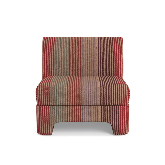 Candy Stripe Frazada Sienna Slipper Chair Furniture Revive 