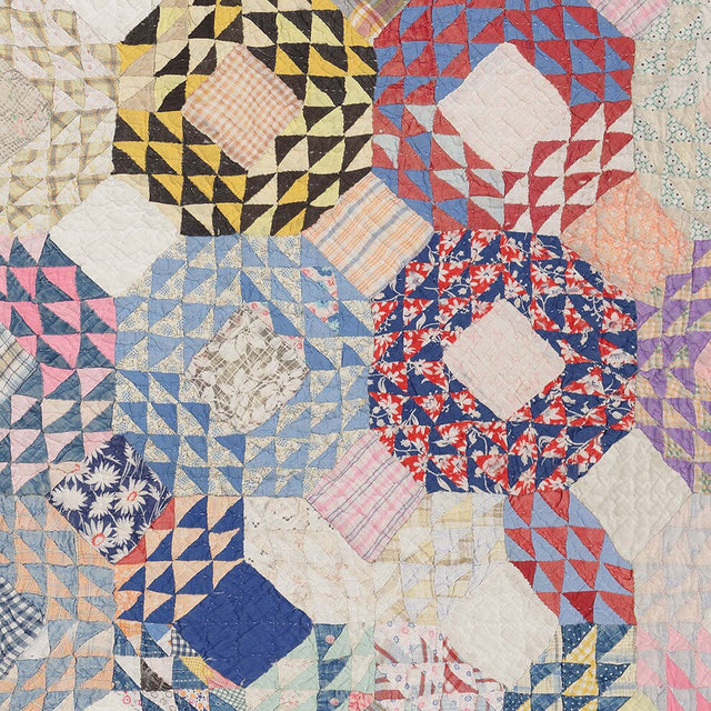 Shell Kaleidoscope Quilt Wallpaper Yardage St. Frank 