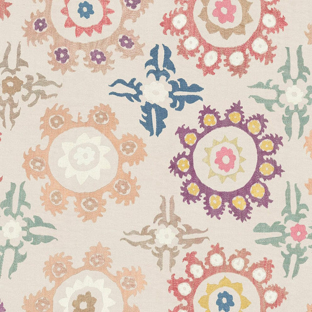 Shell Daisy Suzani Wallpaper Swatch Swatch St. Frank 