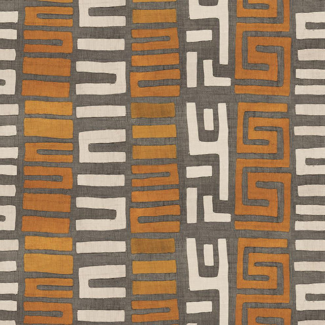 Amber Stripe Kuba Cloth - Wallpaper Yardage St. Frank 