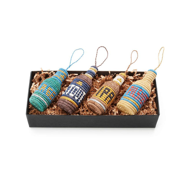 Bottle Ornaments - Set of 4 Rwanda 