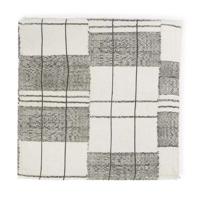 Charcoal Plaid Mossi Fabric Fabric by the Yard St. Frank 