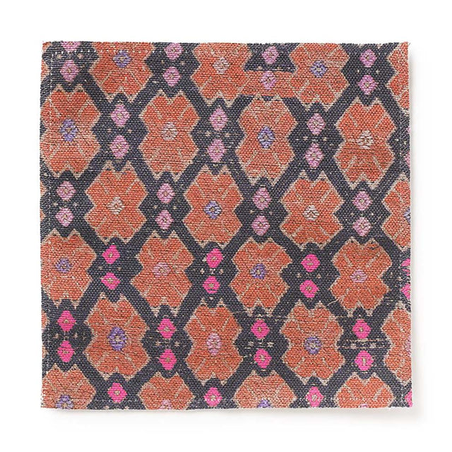 Coral Cross Miao - Fabric Fabric by the Yard St. Frank 
